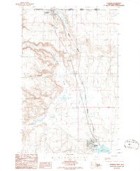 Sunburst 1986 topographic map thumbnail
