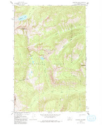 Sunburst Lake 1965 topographic map thumbnail