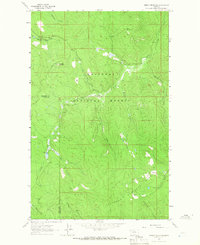 Sunday Mountain 1963 topographic map thumbnail