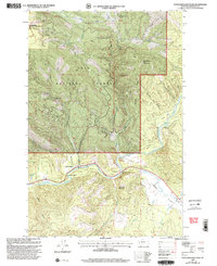 Sunflower Mountain 1999 topographic map thumbnail