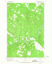 Sunflower Mountain 1965 topographic map thumbnail