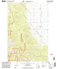 Sunrise Spring 1999 topographic map thumbnail