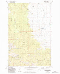 Sunrise Spring 1984 topographic map thumbnail