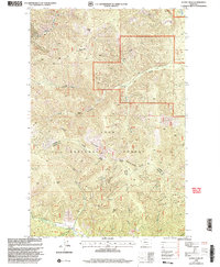 Sunset Peak 1999 topographic map thumbnail
