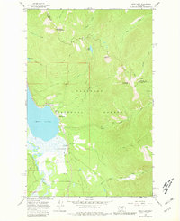 Swan Lake 1965 topographic map thumbnail