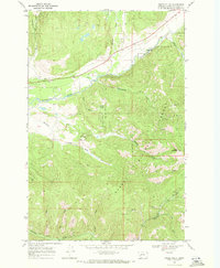 Swede Gulch 1968 topographic map thumbnail