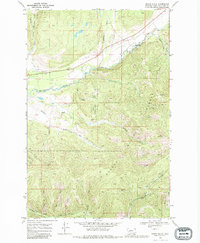 Swede Gulch 1968 topographic map thumbnail