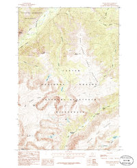 Sylvan Peak 1986 topographic map thumbnail