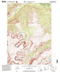 Sylvan Peak 1996 topographic map thumbnail