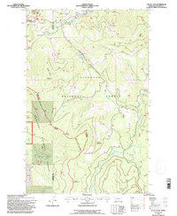 Sylvia Lake 1994 topographic map thumbnail