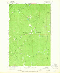 Sylvia Lake 1963 topographic map thumbnail