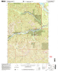 Table Top Mountain 1999 topographic map thumbnail
