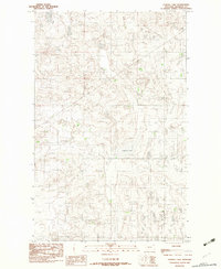 Tadpole Lake 1983 topographic map thumbnail