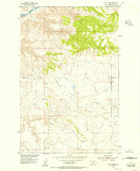 Taffy Ridge 1954 topographic map thumbnail