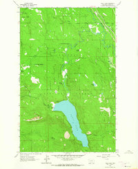 Tally Lake 1962 topographic map thumbnail