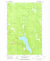 Tally Lake 1962 topographic map thumbnail