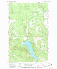 Tally Lake 1962 topographic map thumbnail
