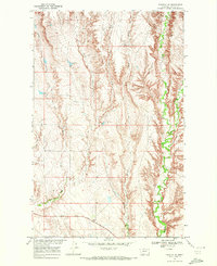 Tampico NE 1969 topographic map thumbnail