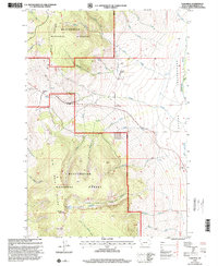 Tash Peak 1997 topographic map thumbnail