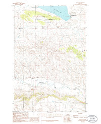 Teigen 1986 topographic map preview