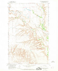 Telescope Coulee 1964 topographic map thumbnail
