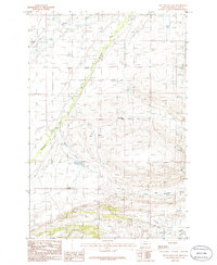 Ten O'Clock Gate 1986 topographic map thumbnail