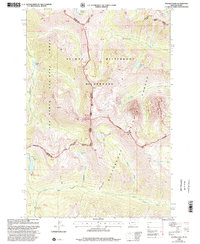 Tenmile Lake 1998 topographic map thumbnail