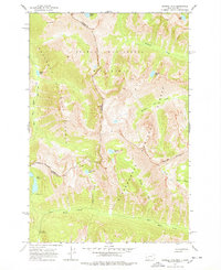 Tenmile Lake 1964 topographic map thumbnail