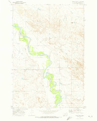 Tepee Butte 1969 topographic map thumbnail