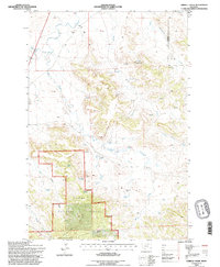 Terrell Creek 1993 topographic map thumbnail
