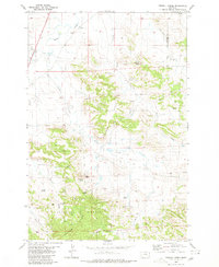 Terrell Creek 1980 topographic map thumbnail