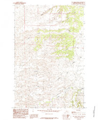 The Horse Ranch 1985 topographic map preview