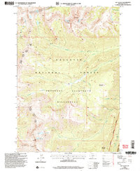 The Needles 2000 topographic map thumbnail