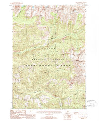 The Pyramid 1987 topographic map thumbnail