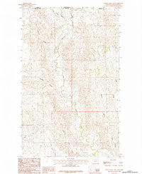 Thoeny Hills East 1984 topographic map preview