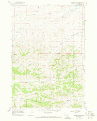 Thompson Creek 1967 topographic map thumbnail