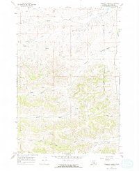 Thompson Creek 1967 topographic map thumbnail