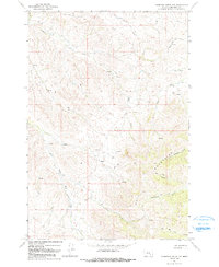Thompson Creek NW 1967 topographic map thumbnail