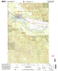 Thompson Falls 1999 topographic map thumbnail