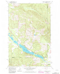 Thompson Lakes 1966 topographic map preview