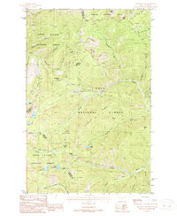 Thompson Pass 1988 topographic map thumbnail