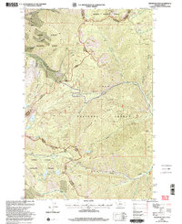 Thompson Pass 1999 topographic map thumbnail