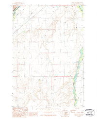 Three Forks SE 1987 topographic map thumbnail