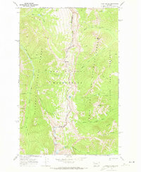 Three Sisters 1970 topographic map thumbnail