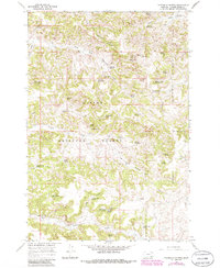 Threemile Buttes 1966 topographic map thumbnail