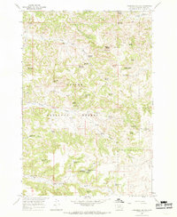 Threemile Buttes 1966 topographic map thumbnail