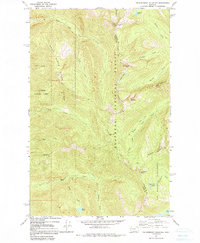 Thunderbolt Mountain 1965 topographic map thumbnail