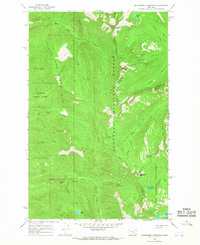 Thunderbolt Mountain 1965 topographic map thumbnail