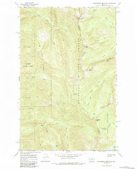 Thunderbolt Mountain 1965 topographic map thumbnail
