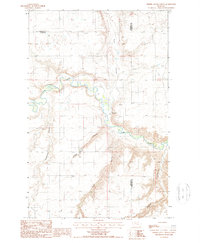 Timber Coulee North 1987 topographic map thumbnail